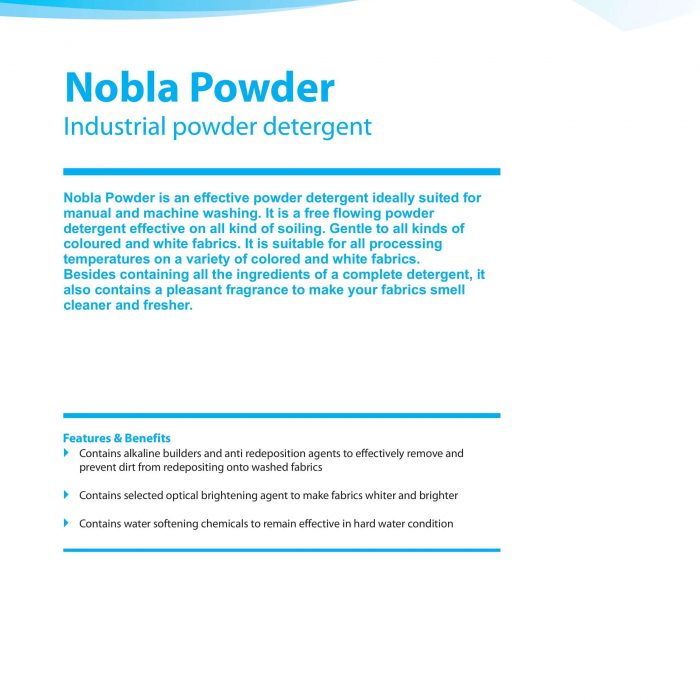 Laundry Diversey Nobla Powder